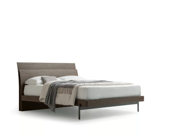 LOTUS - Wooden double bed by Santalucia Mobili - view 2